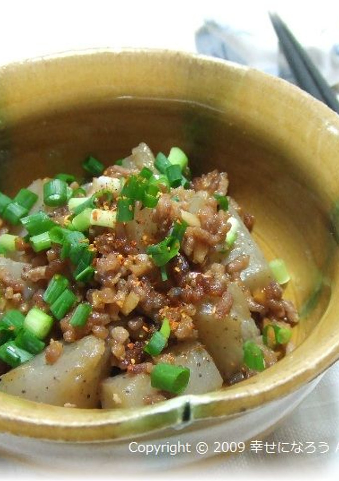 ちぎりこんにゃくとひき肉の甘辛炒め-レシピのメイン写真