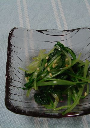 茹でて混ぜて和える。大人の水菜-レシピのメイン写真