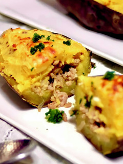 ほっくりなめらか、焼き芋カップグラタン。-レシピのメイン写真
