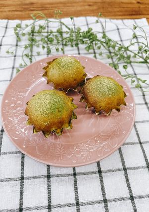 あんこ入り抹茶のマフィン-レシピのメイン写真