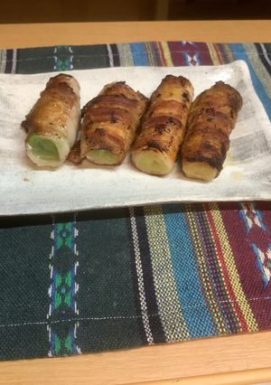 豚バラ肉のネギ巻き-レシピのメイン写真