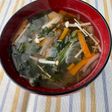 ほうれん草ともずく酢のスープ