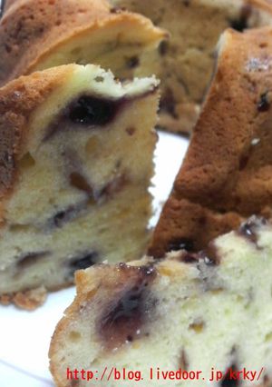 チーズ風味のブルーベリーケーキ-レシピのメイン写真