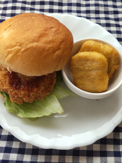 メンチカツバーガー♪-レシピのメイン写真