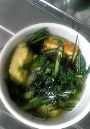 水菜と大根おろしの揚げ出し豆腐-レシピのメイン写真