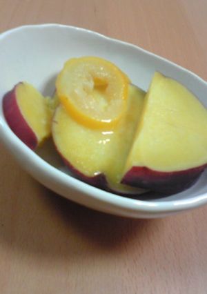 さつまいもの柚子煮-レシピのメイン写真