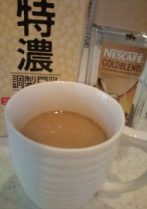特濃豆乳でほのかにバニラの香り＊コーヒー-レシピのメイン写真