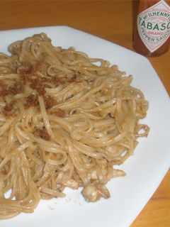 イカの塩辛deうどんのペペロンチーノ♪-レシピのメイン写真