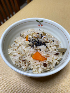 ポークジャーキーの炊き込みご飯-レシピのメイン写真