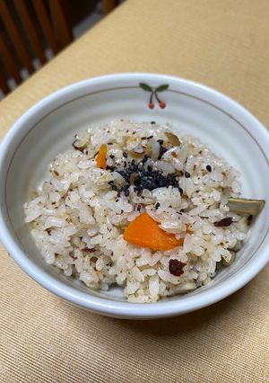 ポークジャーキーの炊き込みご飯-レシピのメイン写真