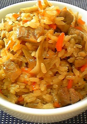 かしわめし　福岡の味　炊飯器・ルクルーゼ-レシピのメイン写真