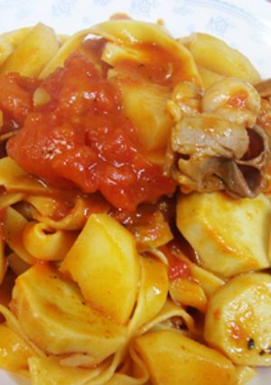 残りもん料理「里芋パスタ」-レシピのメイン写真