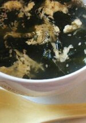 簡単♪ほたてとわかめのスープ-レシピのメイン写真