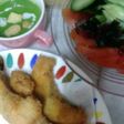 ★チーズ&ニンニク★カリカリ鮭フライ★