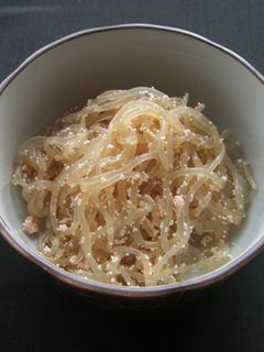 たらことしらたきの煎り煮-レシピのメイン写真