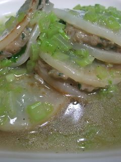 餃子の具で大根のはさみ焼きあんかけ-レシピのメイン写真