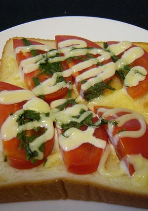 くせになる★トマトマヨトースト-レシピのメイン写真