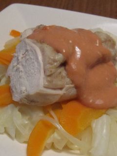 子供も大好き☆鶏胸肉の蒸し鶏-レシピのメイン写真
