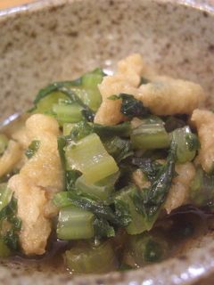 大根の葉と南関あげの炒め煮-レシピのメイン写真