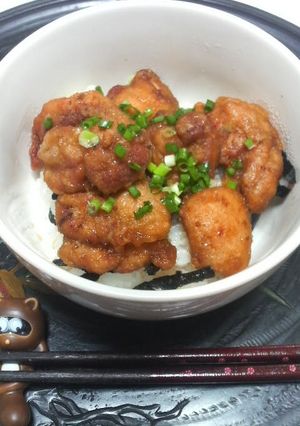 めんつゆで簡単♪唐揚げ丼☆彡-レシピのメイン写真