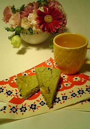 米粉でヘルシー簡単スコーン(抹茶チョコ)-レシピのメイン写真