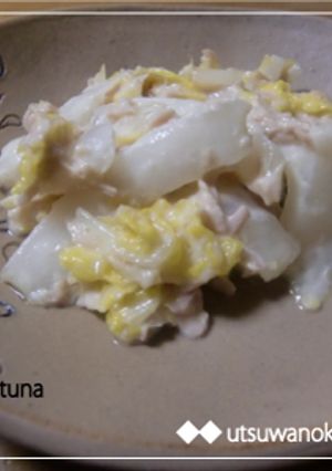 白菜とツナのゴマヨネーズ和え-レシピのメイン写真
