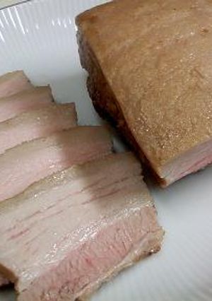 豚バラ肉の塩ほうじ茶煮-レシピのメイン写真