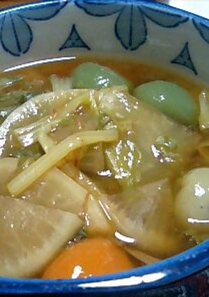 蒟蒻と大根と白菜のあんかけ-レシピのメイン写真