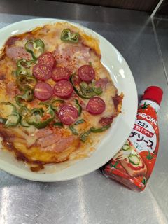 ライスペーパーピザ-レシピのメイン写真