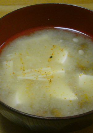 七味入り味噌汁-レシピのメイン写真