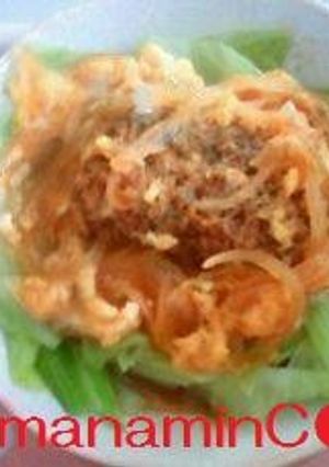 ひじき入り★メンチカツ風かつ丼-レシピのメイン写真