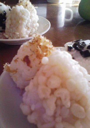 サクサク~ 揚げ玉おにぎり-レシピのメイン写真