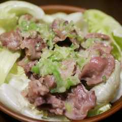 A picture of 砂肝のねぎ塩炒め(おつまみにも✨).