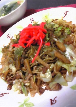 ポテト入りカレー風味の焼きそば-レシピのメイン写真