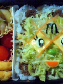 キャラ弁☆タコライス弁当-レシピのメイン写真