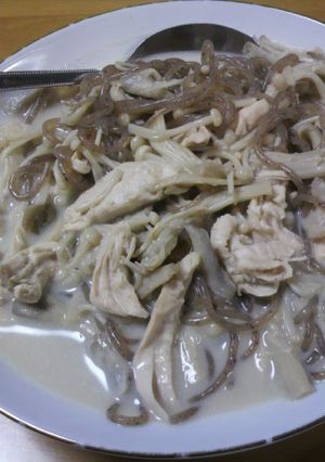 【低】豆乳スープパスタ風【カロリー】-レシピのメイン写真