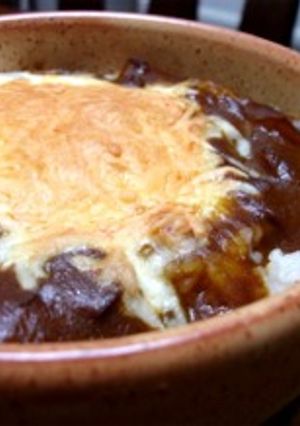 レトルトOK！10分焼いて「焼きカレー」-レシピのメイン写真