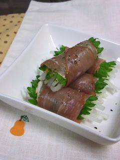 ☆大根と大葉の生ハムまきまき☆-レシピのメイン写真