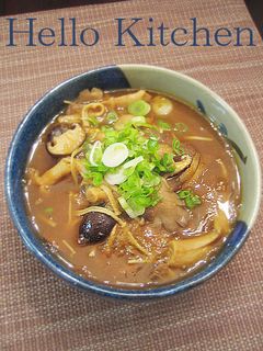 きのこカレーそば-レシピのメイン写真