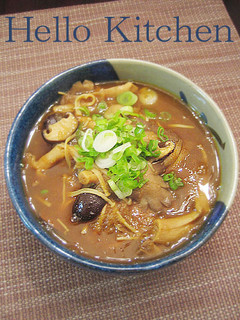 きのこカレーそば-レシピのメイン写真