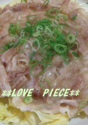 レンジでチン！【白菜と豚肉】(＞∇＜)/-レシピのメイン写真