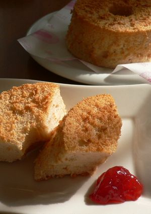 簡単！いちごシロップミニシフォン-レシピのメイン写真