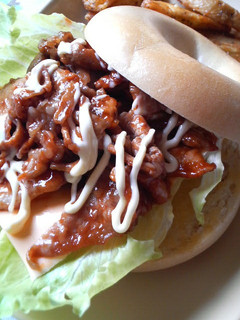 BBQベーグルサンド-レシピのメイン写真