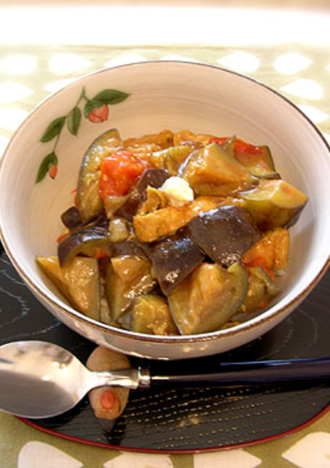 なすと油揚げの和風カレーどんぶりランチ★-レシピのメイン写真