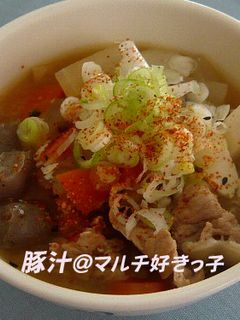 具たくさん~豚汁~でもヘルシー-レシピのメイン写真