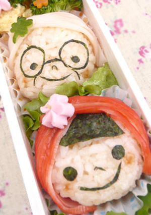キャラ弁~デコふり2色で肌色-レシピのメイン写真
