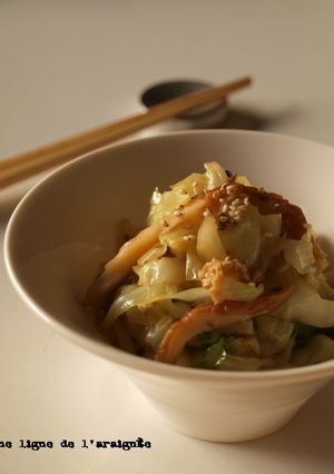 ウチの定番・玉菜炒り（キャベツ炒め）。-レシピのメイン写真