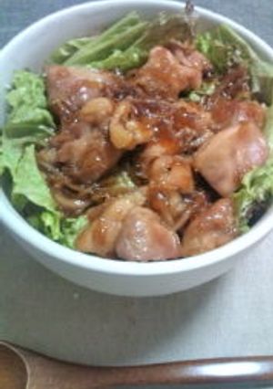 す○家風　ヘルシー　ライト鶏丼-レシピのメイン写真