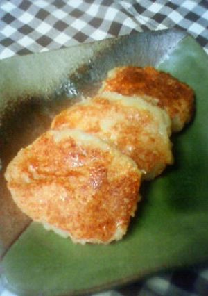 レンコンのもちもちチーズ入りお焼き-レシピのメイン写真