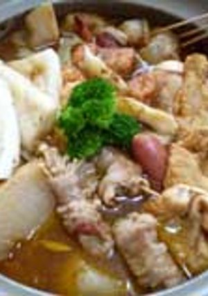 永谷園まろやかカレー鍋で超簡単！-レシピのメイン写真
